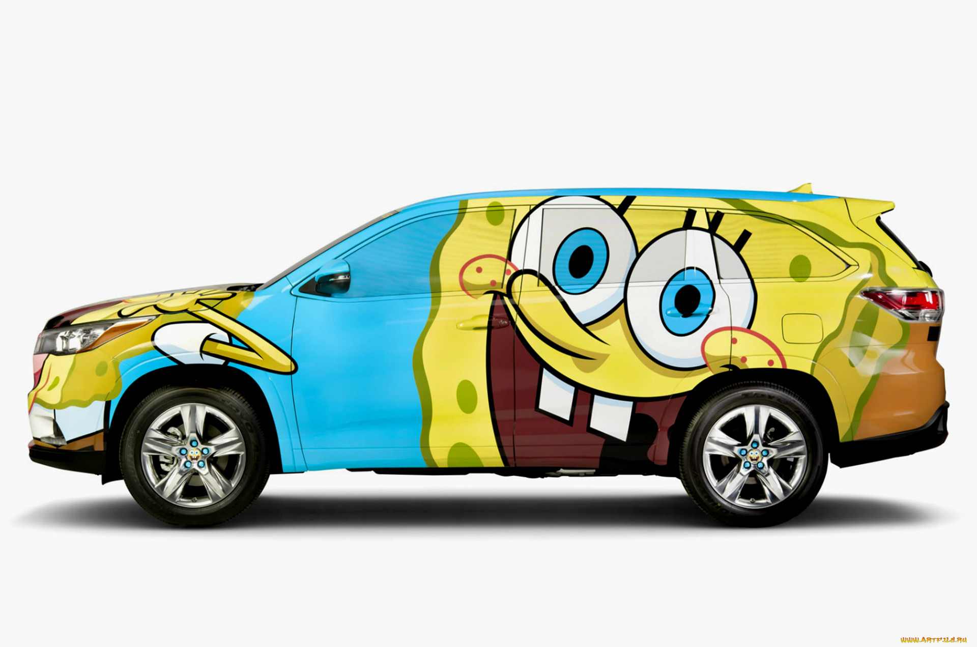 toyota highlander spongebob squarepants concept 2013, , toyota, spongebob, highlander, 2013, concept, squarepants